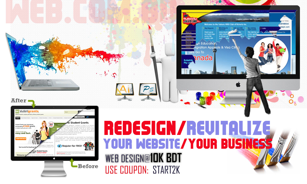 Website Redesign by Professional Bangladeshi Web Design Company